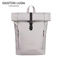 GASTON LUGA Rullen 16吋防水個性後背包 ─ 灰褐色
