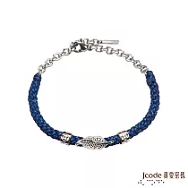 J’code真愛密碼銀飾 一葉致富純銀中國繩手鍊