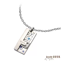 J’code真愛密碼銀飾 京都戀人純銀墜子 送白鋼項鍊
