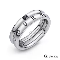 GIUMKA戒指尾戒愛情勇氣情侶鋼戒 男女情人對戒 銀色/玫金 單個價格 MR04096 情人節推薦 10 銀色美國圍10號