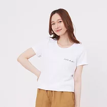100% me 短袖 蜜桃棉 女T 白色 M 白色