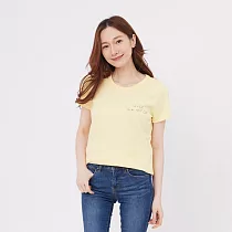 it’s OK to be NOT OK 短袖 蜜桃棉 女T 鵝黃 M 鵝黃