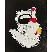 【玲廊滿藝】魏演銓─騎雞27x22cm