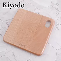 KIYODO手作山毛櫸隔熱墊─方形─2入組