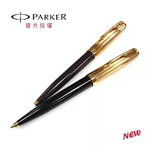 PARKER 51複刻版 黑桿/紅桿金蓋(18k) 原子筆 紅桿