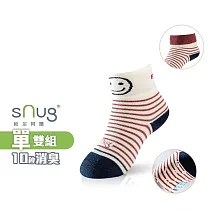 【sNug十秒除臭襪】健康童襪單雙─藏青米/特級美國棉科技童襪/舒適無痕/不鬆脫/無毒無敏/醫師推薦/台灣製/ 藏青米12─14(襪底止滑)