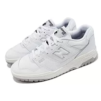 New Balance 休閒鞋 550 男鞋 女鞋 灰 淺灰 白 皮革 復古 奶油底 經典 NB BB550PB1D