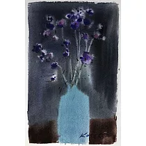 【玲廊滿藝】林國勇─星辰花非花16x24cm