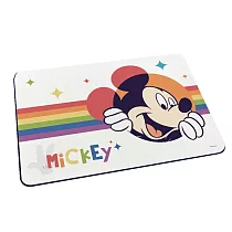 【Disney迪士尼】軟式珪藻土吸水地墊 彩虹系列 珪藻土 地墊 (60*40*0.5cm) 【收納王妃】 彩虹探頭米奇