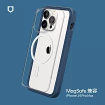 犀牛盾iPhone 14 Pro Max (6.7吋) Mod NX(MagSafe兼容) 邊框背蓋兩用手機保護殼─ 海軍藍