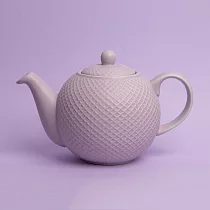 《London Pottery》Globe陶製茶壺 | 茶具 ─ 格紋紫900ml