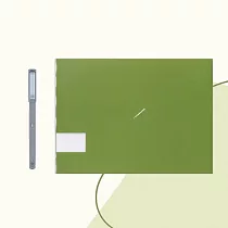Neo smartpen|好好生活系列 M1+ 靈感空白線裝素描本/筆記本 朦朧灰