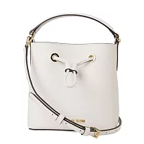 MICHAEL KORS 全素色水桶包/束口包/兩用包─白