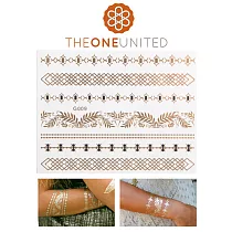 【The One】歐美時尚金屬感紋身貼(小)─8─海神莉亞