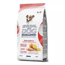 【義大利卓越】天然呵護犬糧─3kg 小型成犬配方 (雞肉+甜橙)