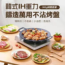 韓式IH重力鑄造萬用不沾烤盤(大款) 大款