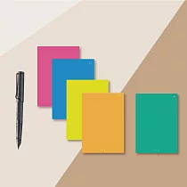 Neo smartpen| Lamy 智慧筆 飛行計劃筆記本/手帳系列 【買就送會議紀錄】 活潑黃(橫線)x琉璃綠(週)