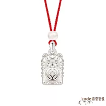 J’code真愛密碼銀飾 大甲媽 招財虎爺平安符純銀墜子