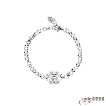 J’code真愛密碼銀飾 大甲媽 小神衣平安符純銀手鍊(兒童鍊長)