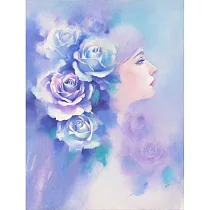 【玲廊滿藝】麗子Emily─玫瑰情書40x30cm