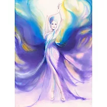 【玲廊滿藝】麗子Emily─綻放36x26cm
