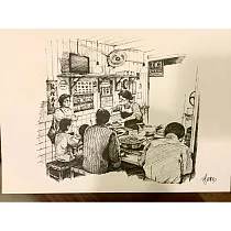 【玲廊滿藝】李曙初─台南的冰涼攤21x29.7cm