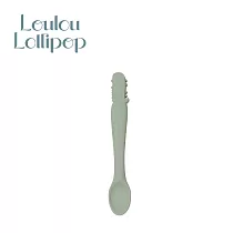 Loulou Lollipop 加拿大 動物造型 矽膠餵食湯匙 ─ 微笑鱷魚