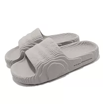 adidas 拖鞋 Adilette 22 男鞋 女鞋 灰 波浪紋 防水 運動拖鞋 愛迪達 HQ4670