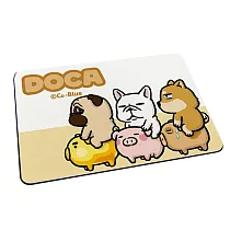 【Doca 豆卡頻道】軟式珪藻土吸水地墊 珪藻土地墊 (60*40*0.5cm) 騎乘豬豬