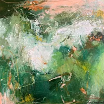 【玲廊滿藝】劉巧玲─森之冥想30x30cm