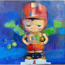 【玲廊滿藝】陳麗英─叫我第一名25x25cm