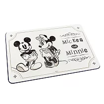 【Disney 迪士尼】軟式珪藻土吸水地墊 復古風 米奇 小熊維尼 地墊 珪藻土 (60*40*0.5cm) 米奇米妮