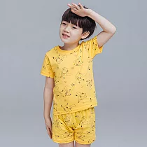【ONEDER 旺達棉品】寶可夢皮卡丘 Pok?mon 兒童純棉短袖睡衣 純棉套裝居家服─ 140 寶可夢皮卡丘 PK─NF001
