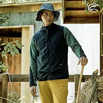 ADISI 男Softshell超輕量調溫防風背心AV2221033 (M─2XL)|磨毛 內裡天鵝絨 防潑水 防風 軟殼背心 機能背心 2XL 黑影