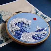 【俄羅斯刺繡】葛飾北齋─浮世繪 材料包