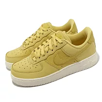 Nike Wmns Air Force 1 PRM MF 女鞋 Gold Nubuck 黃 AF1 DR9503─700