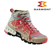 GARMONT 女款 GTX 中筒越野疾行健走鞋 9.81 N AIR G MID WMS 001733 / GoreTex 防水透氣 米其林大底 越野跑 UK5.5 白/珊瑚橘