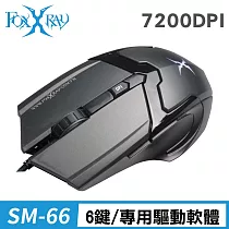 FOXXRAY 鏡夜獵狐電競滑鼠(FXR─SM─66)