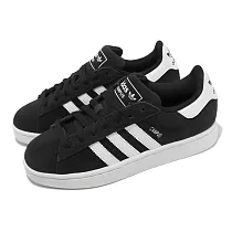 adidas 休閒鞋 Campus 2 男鞋 女鞋 黑 白 情侶鞋 基本款 麂皮 三葉草 愛迪達 ID9844