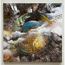 【玲廊滿藝】廖鎵玉─意境60x60cm