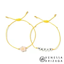 Venessa Arizaga HAPPY DAISY 微笑花朵手鍊 白色X黃色手鍊 2件組