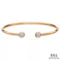 【點睛品】Daily Luxe 炫幻星光 18K金鑽石手鐲(08)