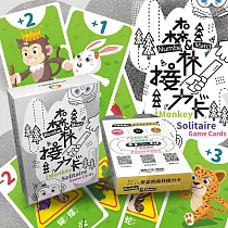 愛孟奇森林接力卡(附贈顏色棋組與收納袋) | 親子來場桌上接力賽!思辨培育×排列組合×數感淬鍊