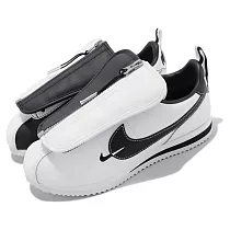 Nike 休閒鞋 Wmns Cortez 女鞋 男鞋 黑 白 皮革 陰陽 紀念款 阿甘鞋 FJ7870─101 23.5cm WHITE/BLACK