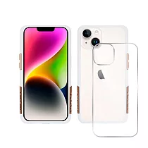 Telephant太樂芬 iPhone 14/13 共用 EPI 水波紋抗污防摔手機殼 白焦糖奶茶