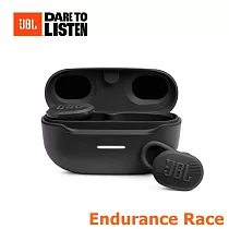 【JBL】ENDURANCE Race 真無線藍牙運動耳機 4色 超長30小時續航 PURE BASS強力音效 保固一年 黑色