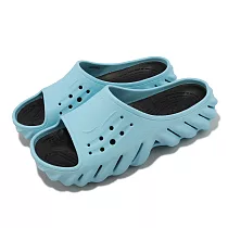 Crocs 波波涼拖 Echo Slide 拖鞋 北極藍 黑 快乾 男鞋 女鞋 卡駱馳 208170411