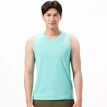 【HAKERS 哈克士】男款 超輕量透氣抗菌背心 (吸濕排汗/快乾透氣/抗UV/汗衣/排汗衣/登山健行/運動/休閒旅遊) L 薄荷綠