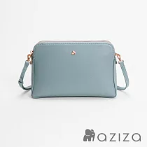 aziza ELSIE三層斜背貝殼包─大 薄暮藍