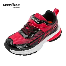 【GOODYEAR 固特異】電掣跑酷 童款競速緩震運動鞋 / GAKR38312 23cm 紅黑